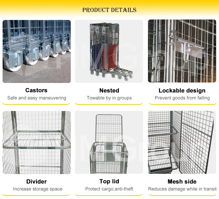 nesting mesh roll container nesting mesh roll container