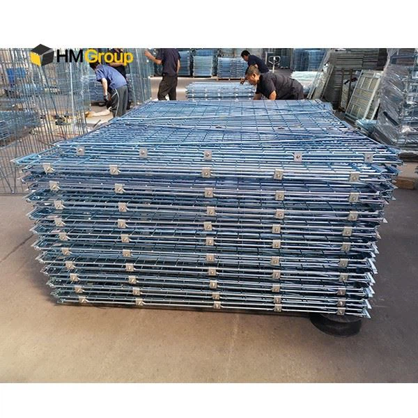 Warehouse Metal Stackable Pallet Cage